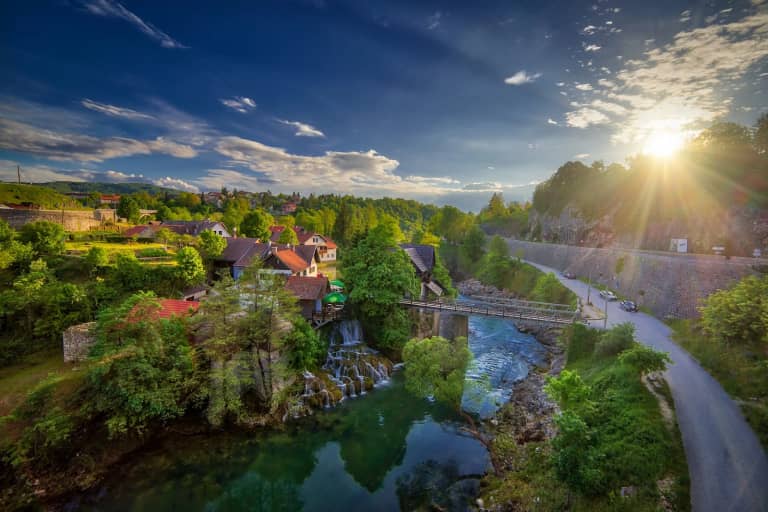 The mill village of Rastoke